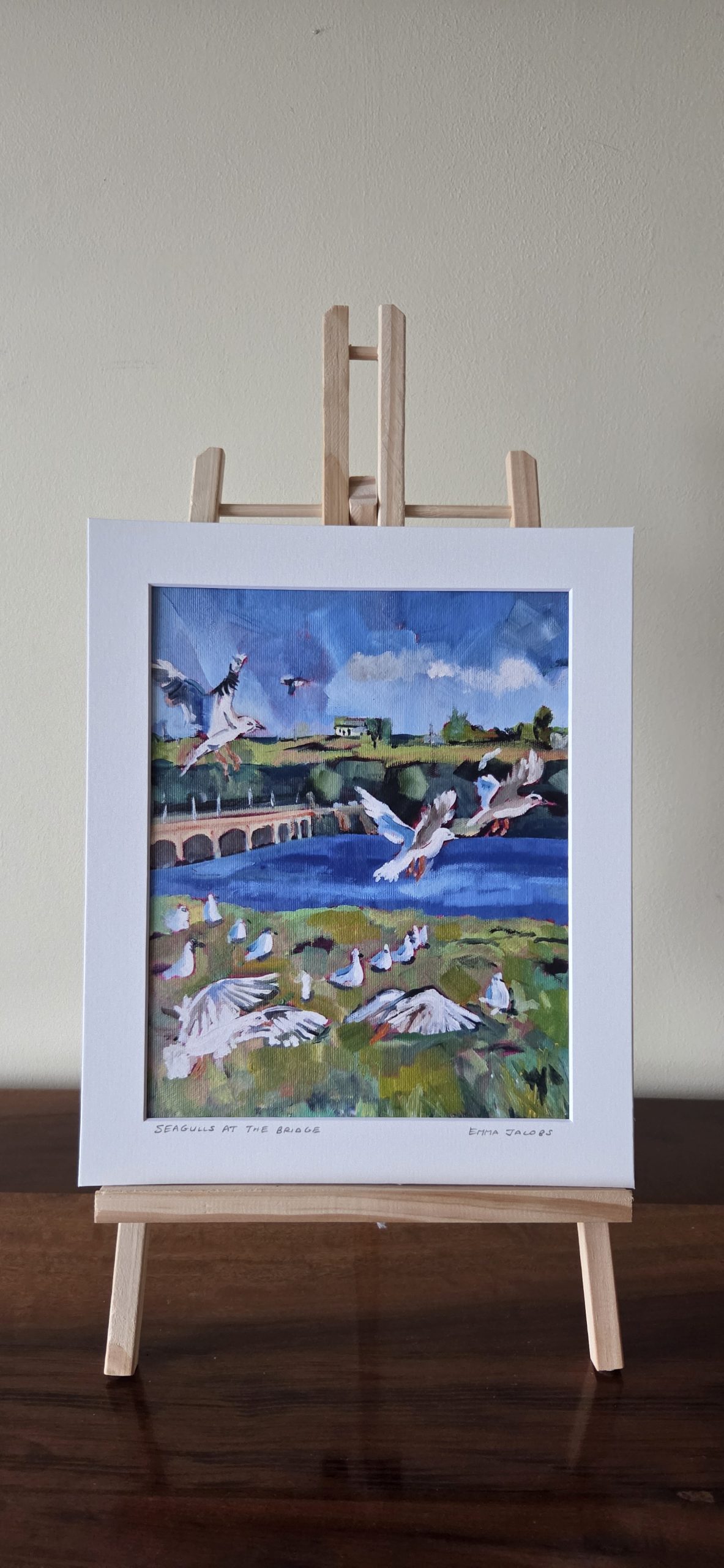 Seagulls at the Bridge